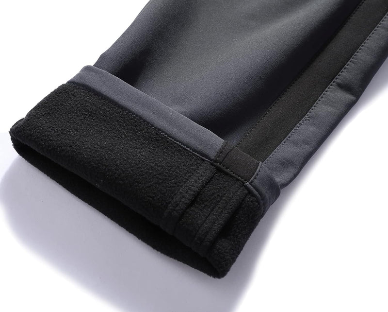 BenBoy Herren Wanderhose Wasserdicht Softshellhose Outdoorhose Winddicht Warm Gefüttert Skihose Snow