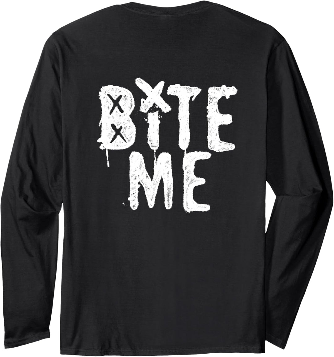Offizieller Avril Lavigne Bite Me zweiseitig Langarmshirt