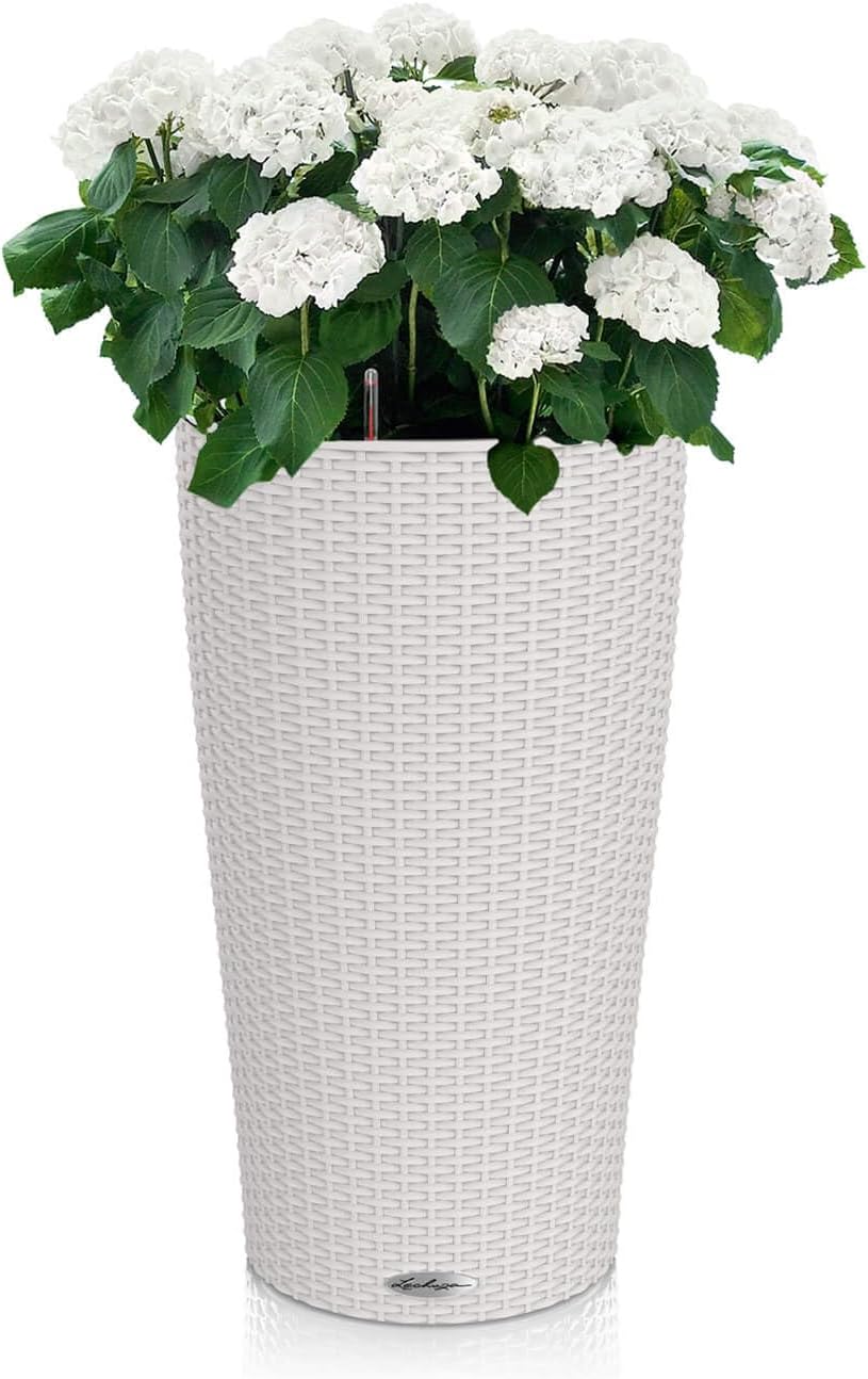 LECHUZA CILINDRO Cottage 32 lichtgrau 15362 Lichtgrau D32 H56 cm, Lichtgrau D32 H56 cm