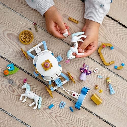 LEGO 43192 Disney Princess Cinderellas königliche Kutsche Single, Single