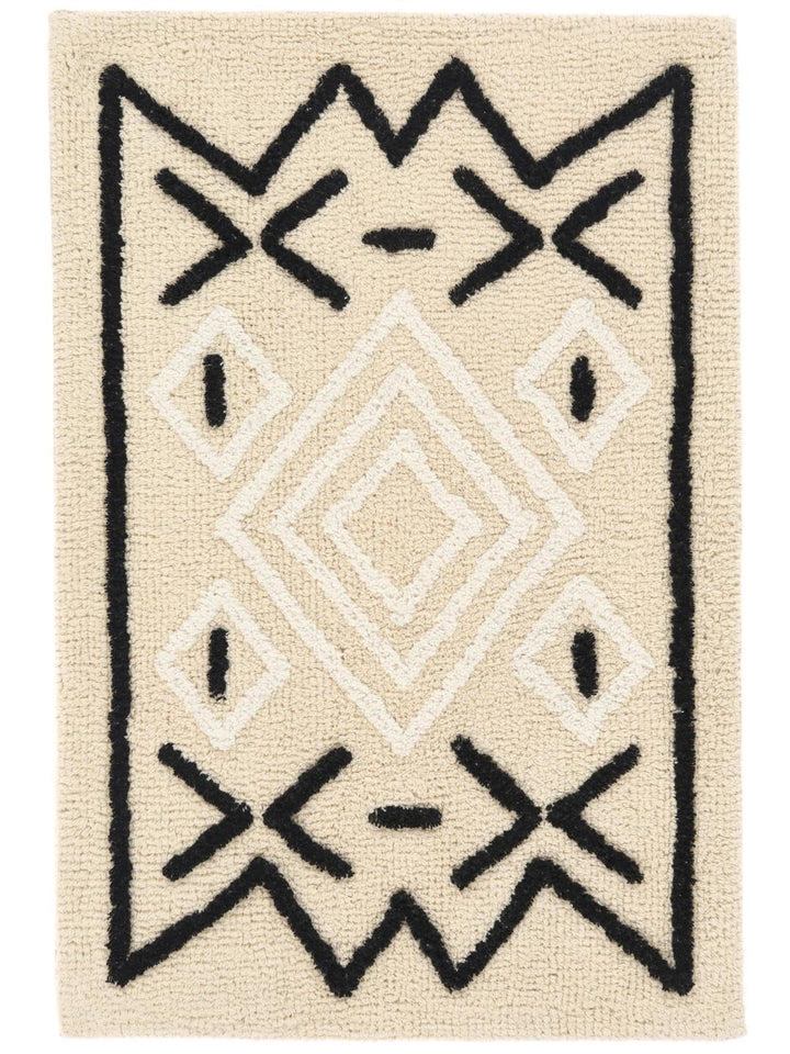 RugVista Badematte Atlantis, 90 x 60 cm, Rechteckig, Mittelflor, Moderner Badteppich, Maschinenwasch