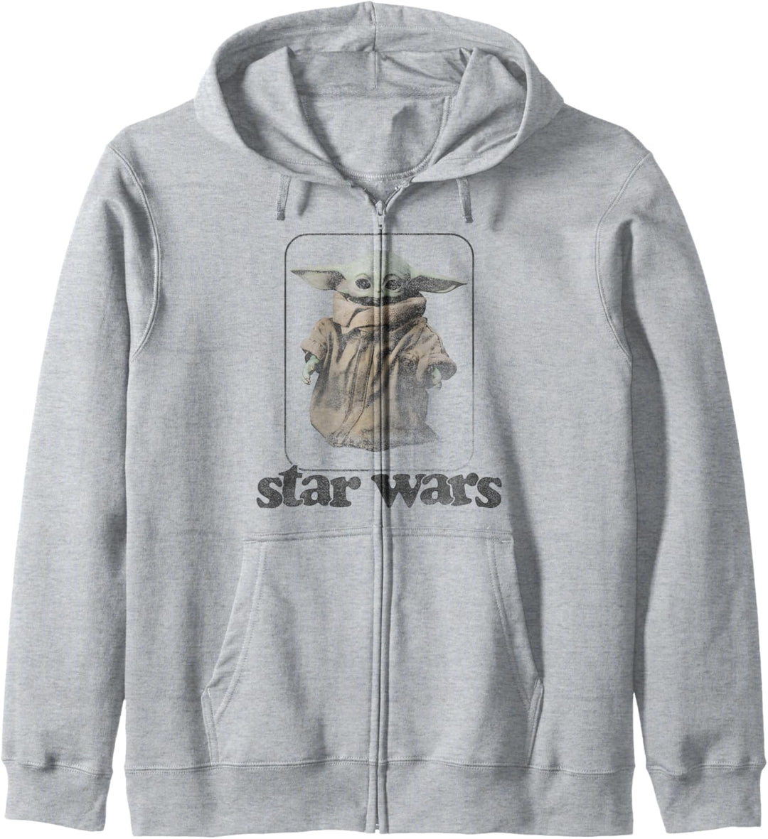 Star Wars Mandalorian The Child Retro No Stripes Kapuzenjacke