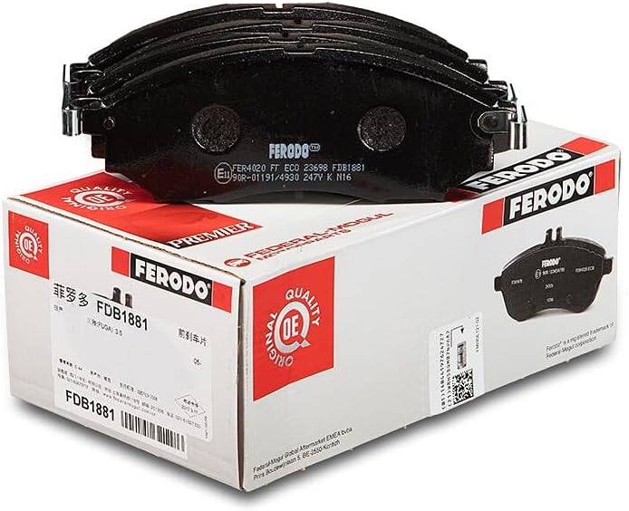 Ferodo FDB1881 Bremsbelagsatz, Scheibenbremse - (4-teilig) - (4 Stück)