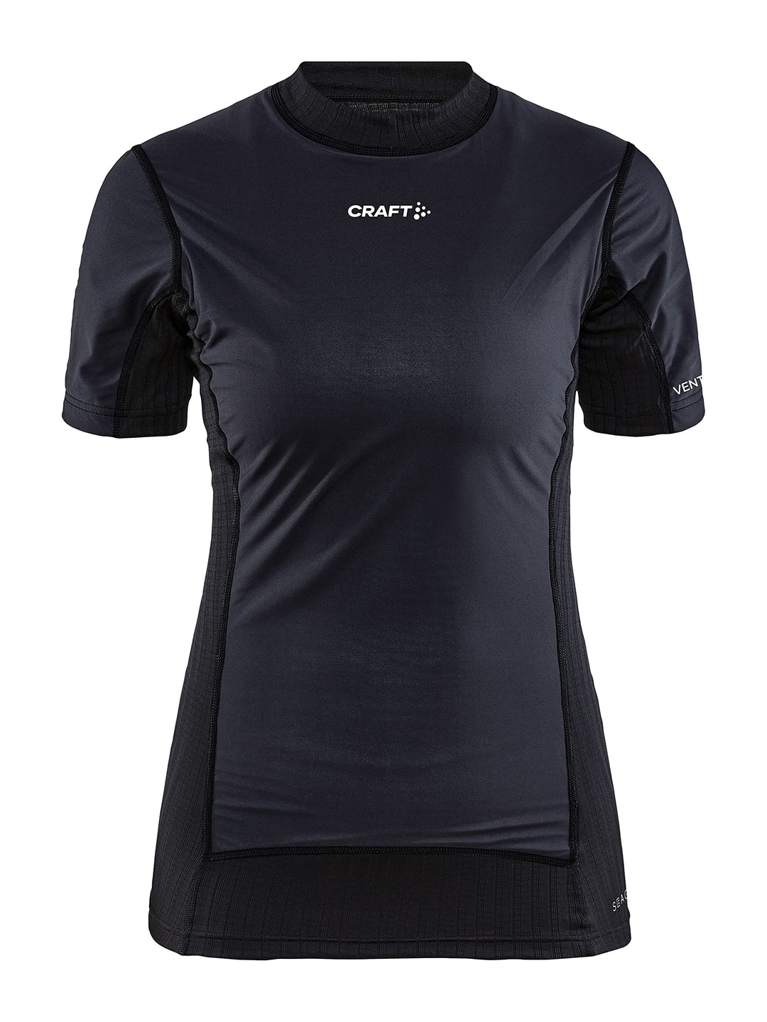 Craft Damen Active Extreme X Wind Ss W Oberteile L Schwarz/Granit, L Schwarz/Granit