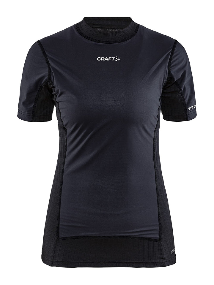 Craft Damen Active Extreme X Wind Ss W Oberteile L Schwarz/Granit, L Schwarz/Granit