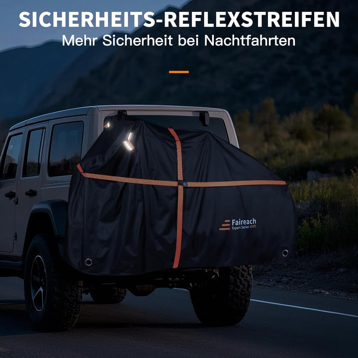 800D Fahrradabdeckung Heckträger für 2 Fahrräder, Fahrradabdeckung für Transport Wasserdichtes &amp; Hea