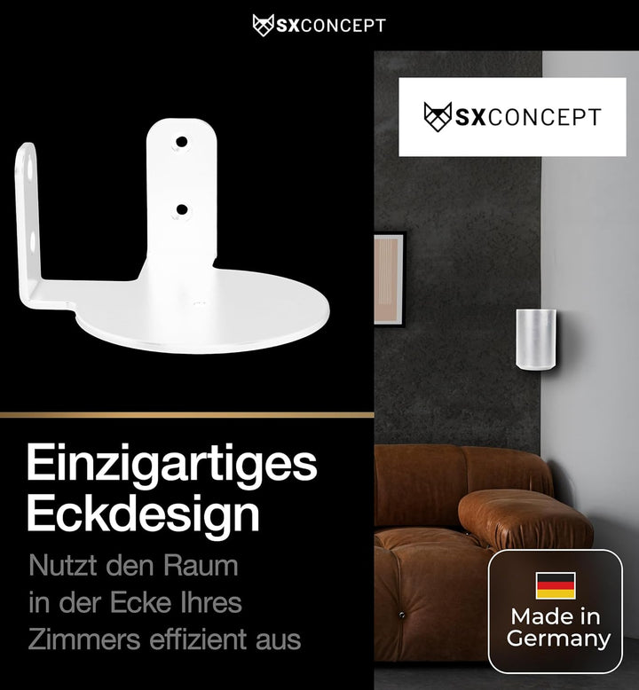 Era 100 Wandhalterung | Sonos Wandhalterung für Sonos Era 100 | Eck-Variante | platzsparend | Made i