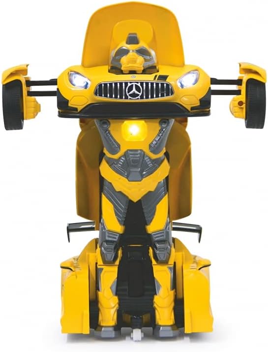 JAMARA 410029 - Mercedes AMG GT3 1:14 transformable 2,4GHz gelb - RC Transformation zum Roboter auf