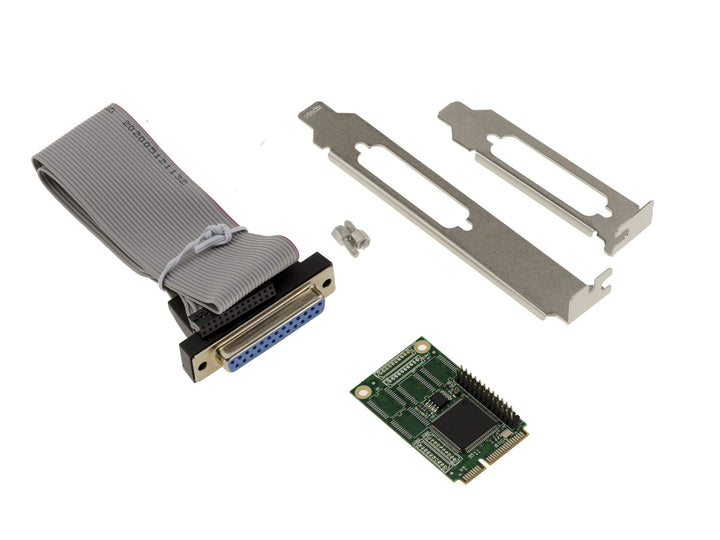 KALEA-INFORMATIQUE Mini PCIe Karte 1 paralleler Port LPT DB25 SPP ECP Format mPCIe Full Size mit Chi