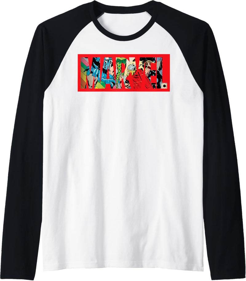 Marvel Thor Comic Logo Fill Raglan