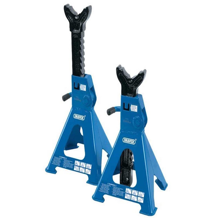 Draper 30881 3 Tonne Axle Stands, 2er pack 34mm x 90mm 3 Jahre, 34mm x 90mm 3 Jahre