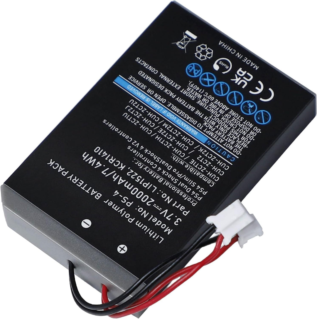 SHAWOROCE 2X Akku Batterien LIP1522 KCR1410 Kompatibel mit Sony PS4 DualShock 4 Slim Pro V1 V2 CUH-Z