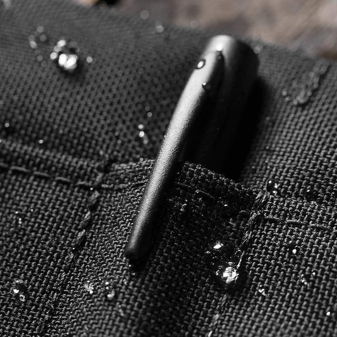 Rite in the Rain Wetterfestes Notizbuch-Set mit Spiralbindung, 7,6 x 12,7 cm, schwarzer Cordura-Einb
