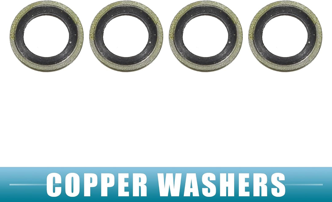 QUARKZMAN 2 Stück Auto Banjo Schlauch Bolzen Fittings Adapter M18x1.5 16mm