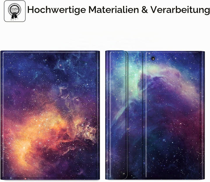 Fintie Tastatur Hülle für iPad 9.7 2018 (6. Generation), Soft TPU Rückseite Gehäuse Keyboard Case mi