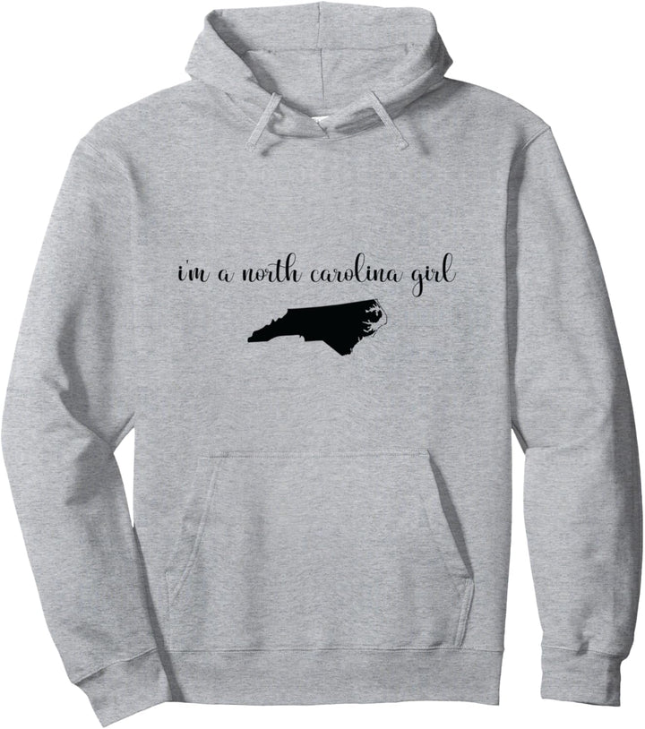 I'm A North Carolina Girl - Staatskarte North Carolina Pullover Hoodie