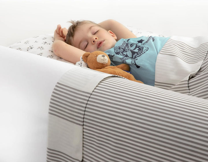 BANBALOO MAX- Sicherheitsbarriere für Kinderbetten Absturzsicherung für Kinder/Rutschfestes Schaumst