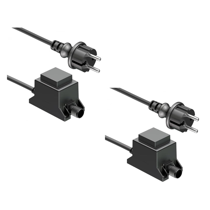 ledscom.de 10W LED Trafo-Trafo/Transformator für Stecksystem NEMO, Stecker, 12V AC, schwarz, IP65, 2