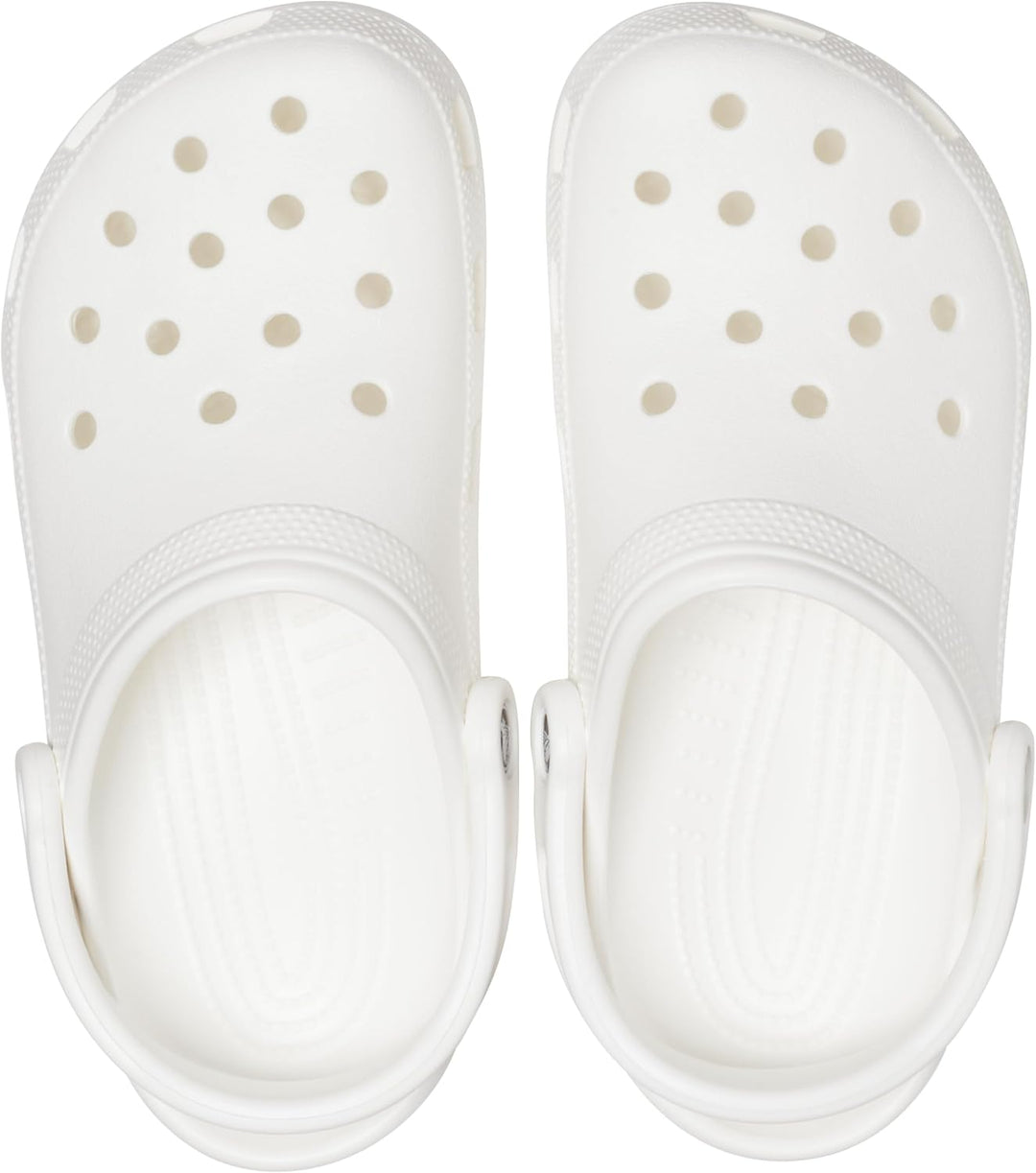 Crocs Unisex Classic (Best Sellers) Clogs 33/34 EU Weiss, 33/34 EU Weiss