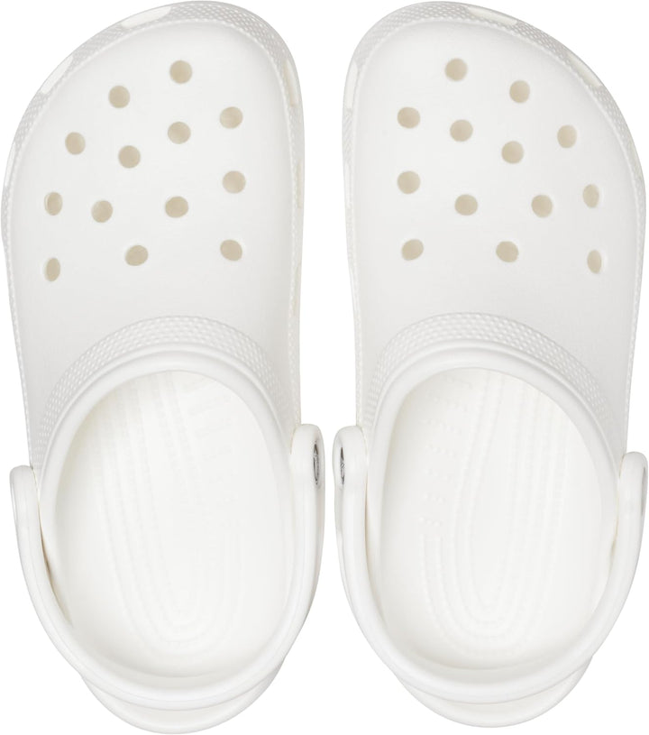 Crocs Unisex Classic (Best Sellers) Clogs 33/34 EU Weiss, 33/34 EU Weiss