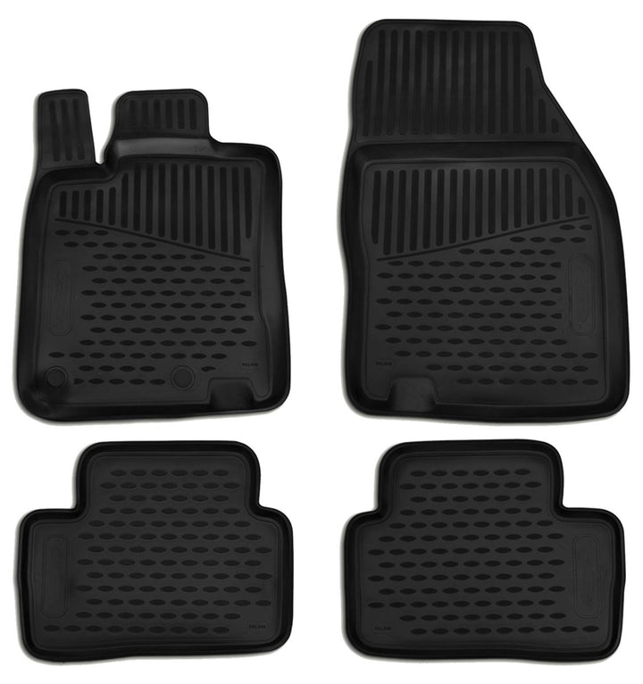 AD Tuning FM19005 Passform Gummifussmatten (4-teilig), schwarz
