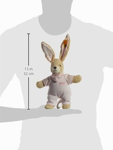 Steiff 237584 Hoppel Spieluhr 20 rosa Hase, Medium, Rosa