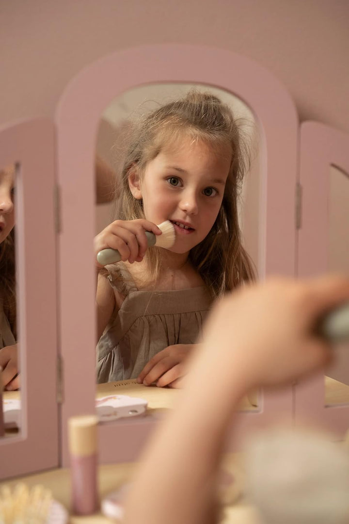 Little Dutch 2513 Holz Kinderschminktisch - rosa