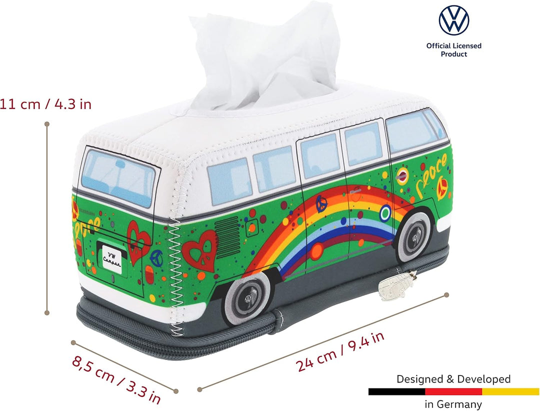 BRISA VW Collection - Volkswagen Neopren Kosmetik-Servietten-Spender-Papier-Taschentuch-Tissue-Box f