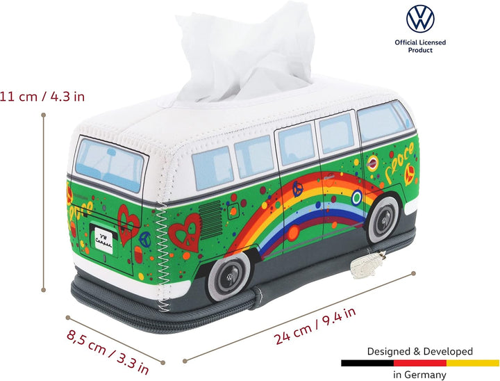 BRISA VW Collection - Volkswagen Neopren Kosmetik-Servietten-Spender-Papier-Taschentuch-Tissue-Box f