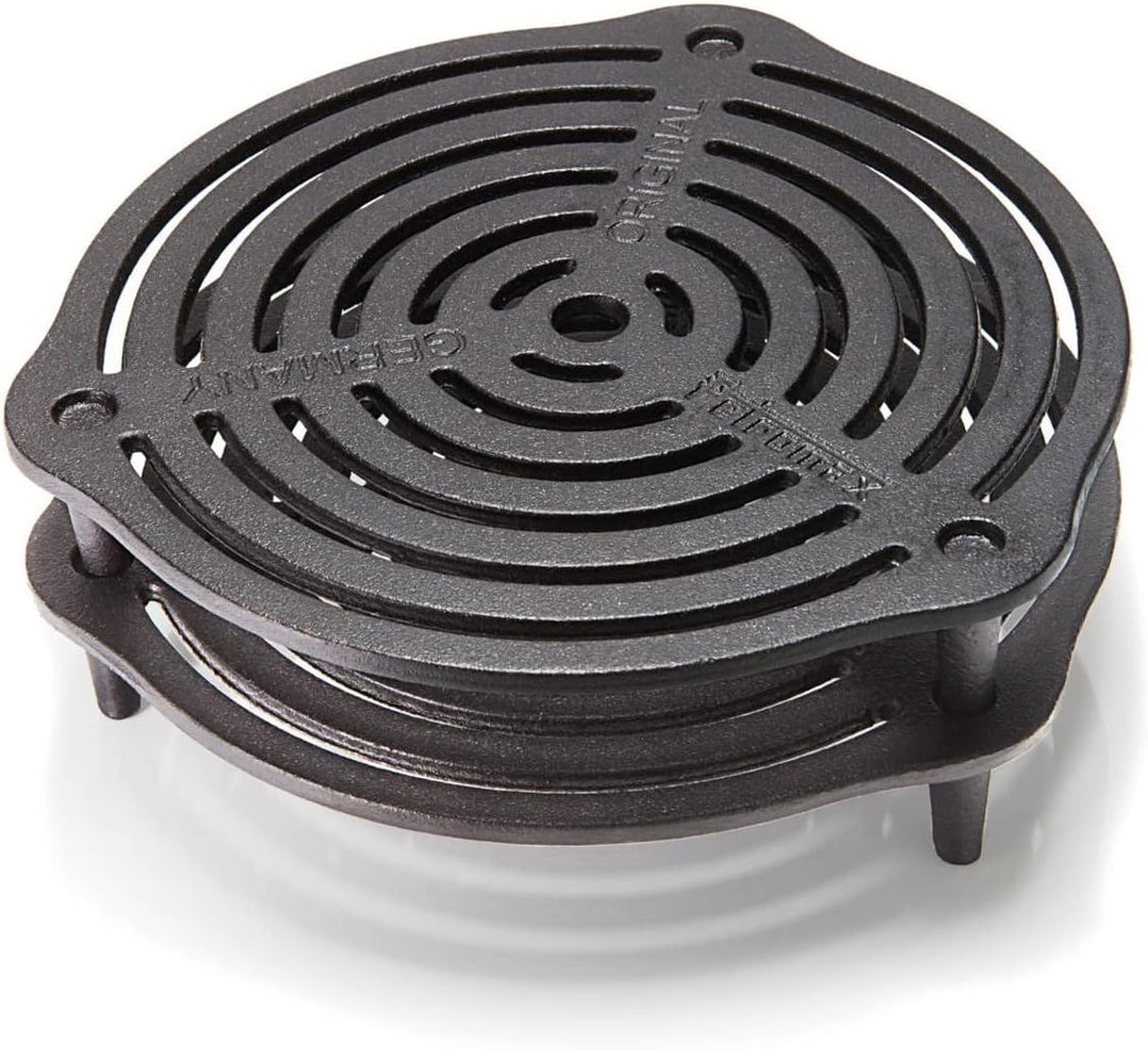 Petromax Stapelrost gr-s30 - Gusseisen Grillrost &amp; Untersetzer | Passgenauer Gusseisenrost für Feuer