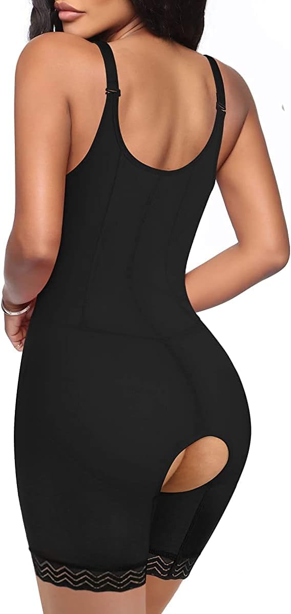 KUMAYES Shapewear Damen Unterbrust Korsett Shaping Bodysuit Bauchweg Body Shaper Figurformender Tank