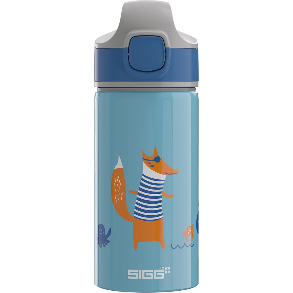 SIGG - Alu Trinkflasche Kinder - Miracle - Mit Trinkhalm - Auslaufsicher - Federleicht - BPA-frei -