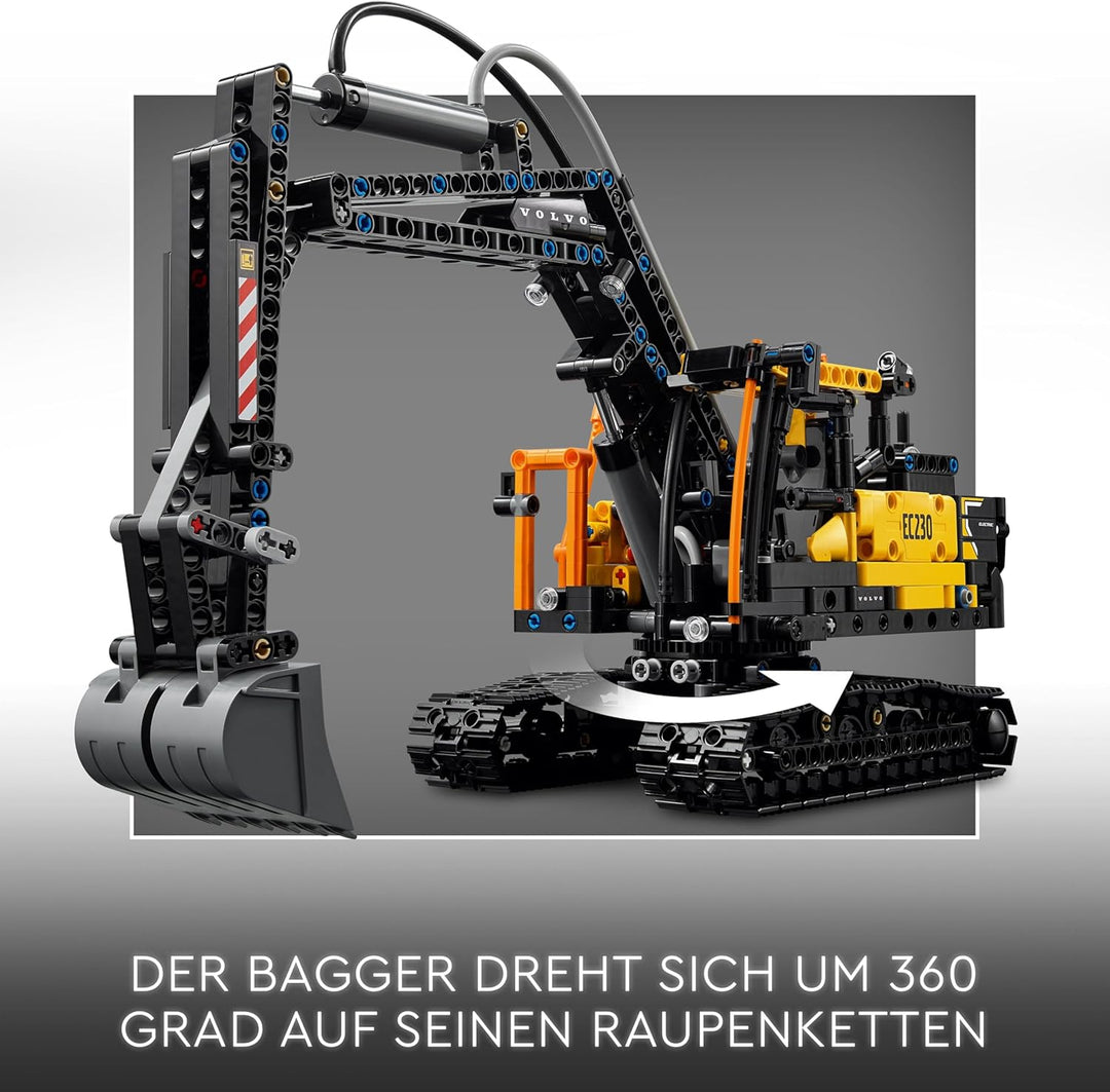 LEGO Technic Volvo FMX LKW mit EC230 Electric Raupenbagger, Kinderspielzeug, Geschenkset für Jungen