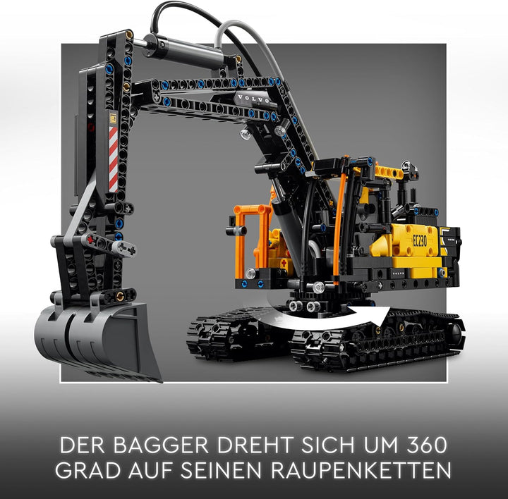 LEGO Technic Volvo FMX LKW mit EC230 Electric Raupenbagger, Kinderspielzeug, Geschenkset für Jungen