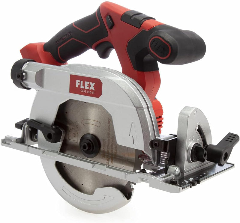 Flex CS 62 18.0-EC Akku-Kreissäge, 18 V, Rot, Einheitsgrösse, 417939, Rot, einheitsgrösse