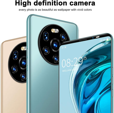 Smartphone ohne Vertrag Günstig, Mate40 Pro Dual SIM Handy Mobiltelefon, 5.45 Zoll HD Vollbild, Andr