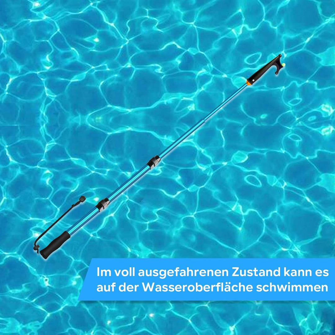 KOMCLUB Teleskop Bootshaken Aluminium Leichtgewicht Push Pole Mehrzweck 1,1-1.4M Ausziehbare Stange