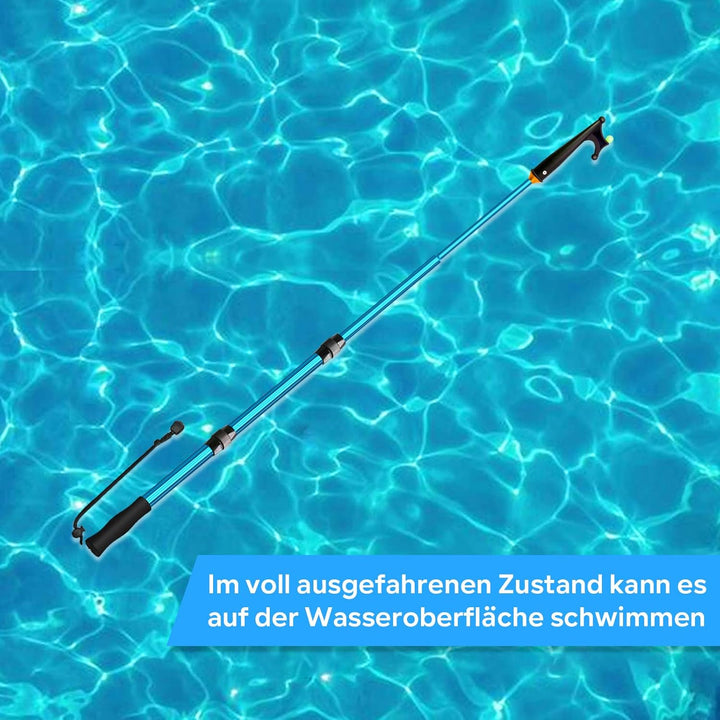 KOMCLUB Teleskop Bootshaken Aluminium Leichtgewicht Push Pole Mehrzweck 1,1-1.4M Ausziehbare Stange