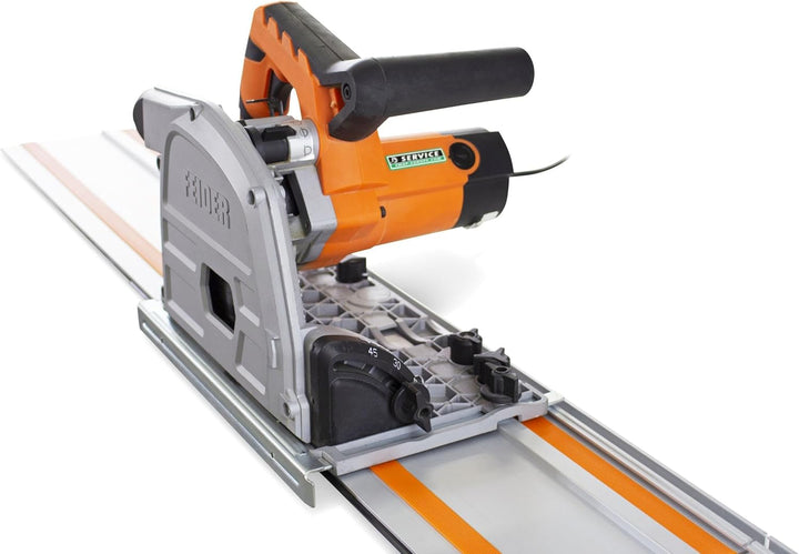 FEIDER FS1612–1 Multimaterial-Tauchkreissäge mit Führungsschiene 1400W - Scheibendurchmesser 165mm -