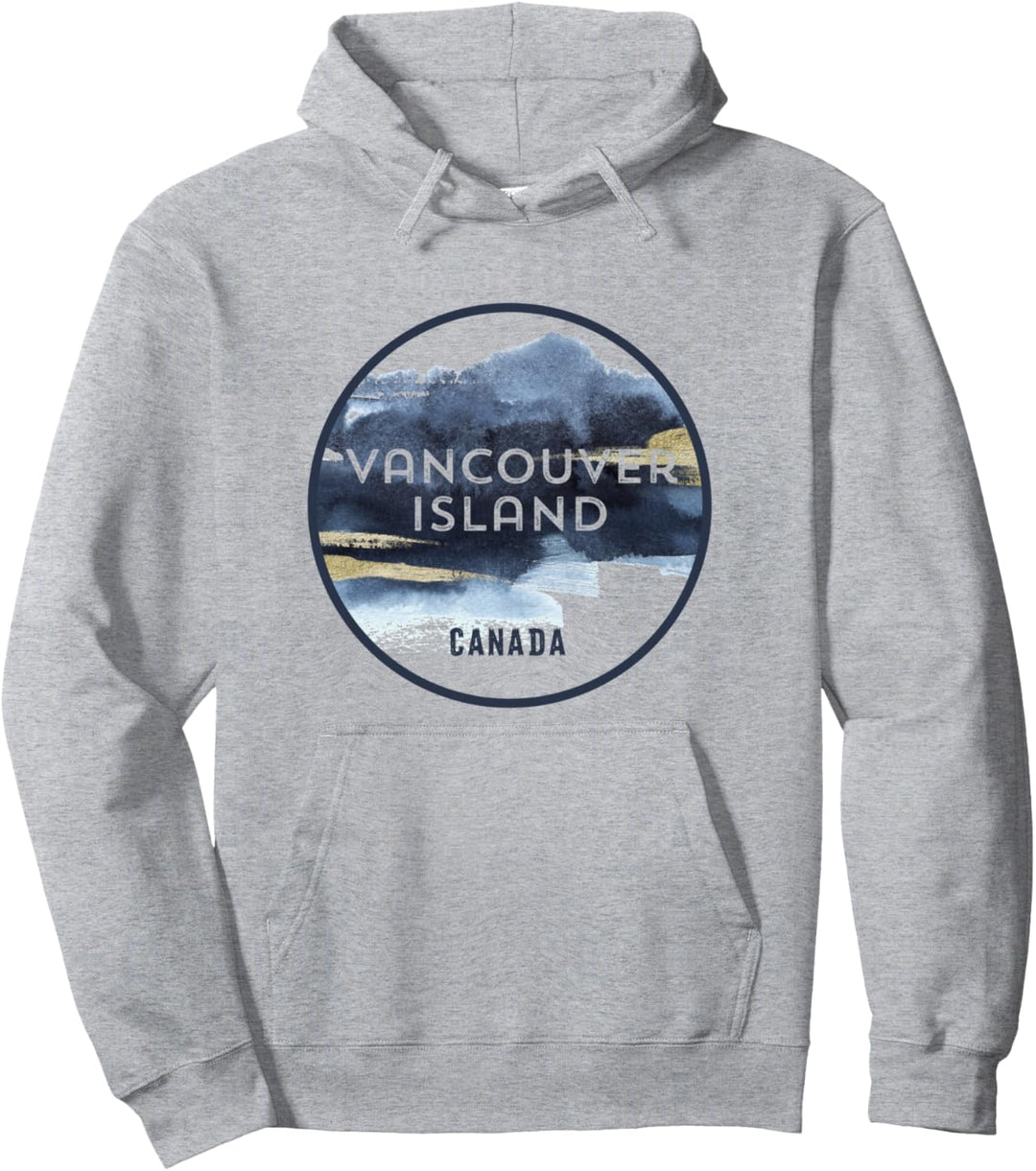 Vancouver Island British Columbia Kanada Aquarell Design Pullover Hoodie