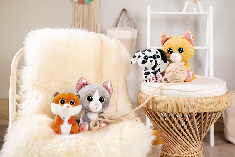 NICI GLUBSCHIS Hamster Stubbi 15 cm – Kuscheltier aus weichem Plüsch, niedliches Plüschtier zum Kusc