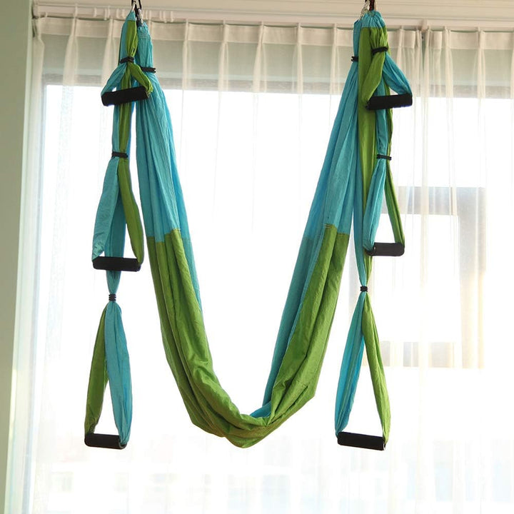 Yoga Hängematte Set Aerial,Aerial Yogatuch,Aerial Yoga Hammock Swing mit Tragetasche und Verlängerun