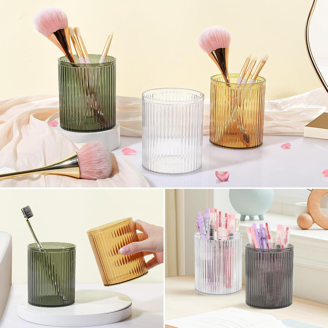 DASITON Make Up Kosmetik Organizer, Acryl Make Up Pinsel Organizer Pinselhalter Kosmetik Aufbewahrun