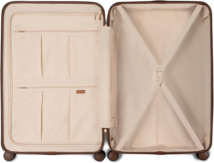 SUITSUIT Koffer Gross 76 cm - Hartschalen Reisekoffer mit Rollen - TSA-Schloss - 94 L - Fab Seventie