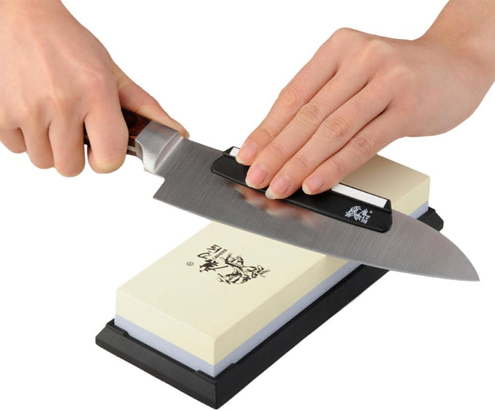 Premium Taidea Kombi Abziehstein Wasserschleifstein Messerschärfer Whetstone Körnung 240/1000