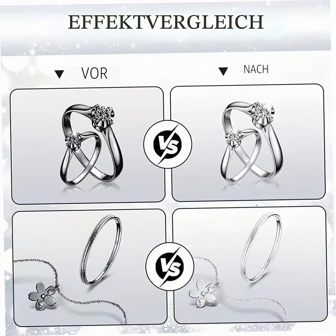 Bemonew Jewelry Shield 2er-Pack Schmuckschutzlack transparenter aufpolierbarer Schmuckversiegler zum