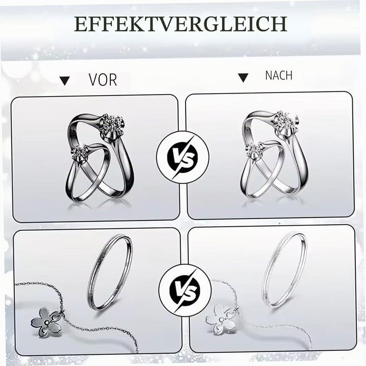 Bemonew Jewelry Shield 2er-Pack Schmuckschutzlack transparenter aufpolierbarer Schmuckversiegler zum
