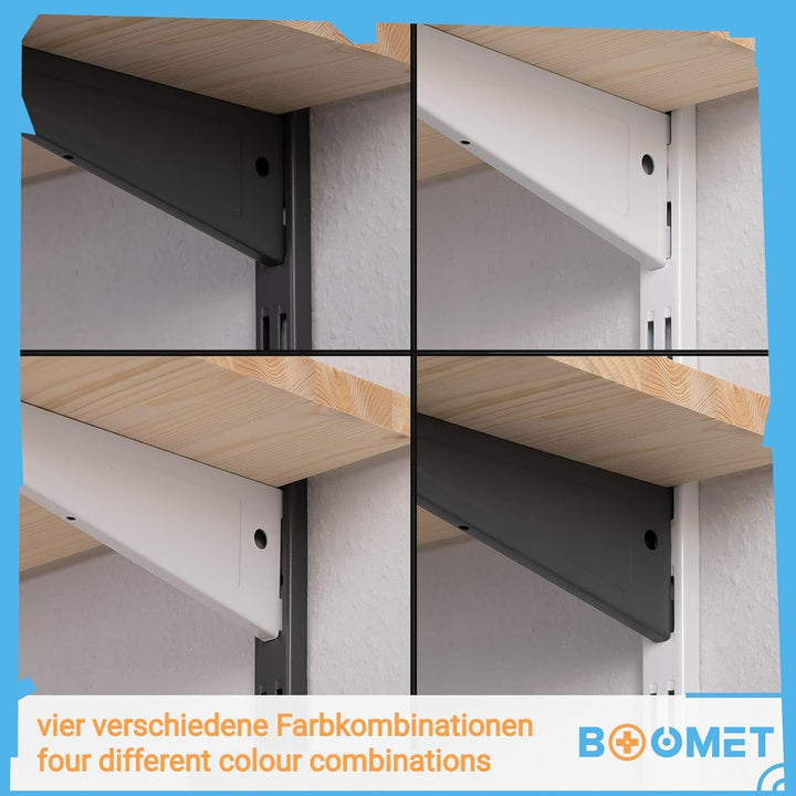 BOOMET Regalboden Holz Fichte · 19mm stark · 80 cm breit · 20-50 cm tief · Holzbrett Holzplatte Rega