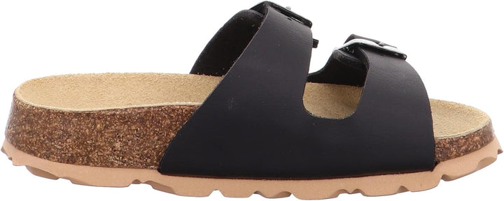 Superfit FUSSBETTPANTOFFEL Hausschuhe 1-800111 Jungen 24 EU Schwarz 0000, 24 EU Schwarz 0000