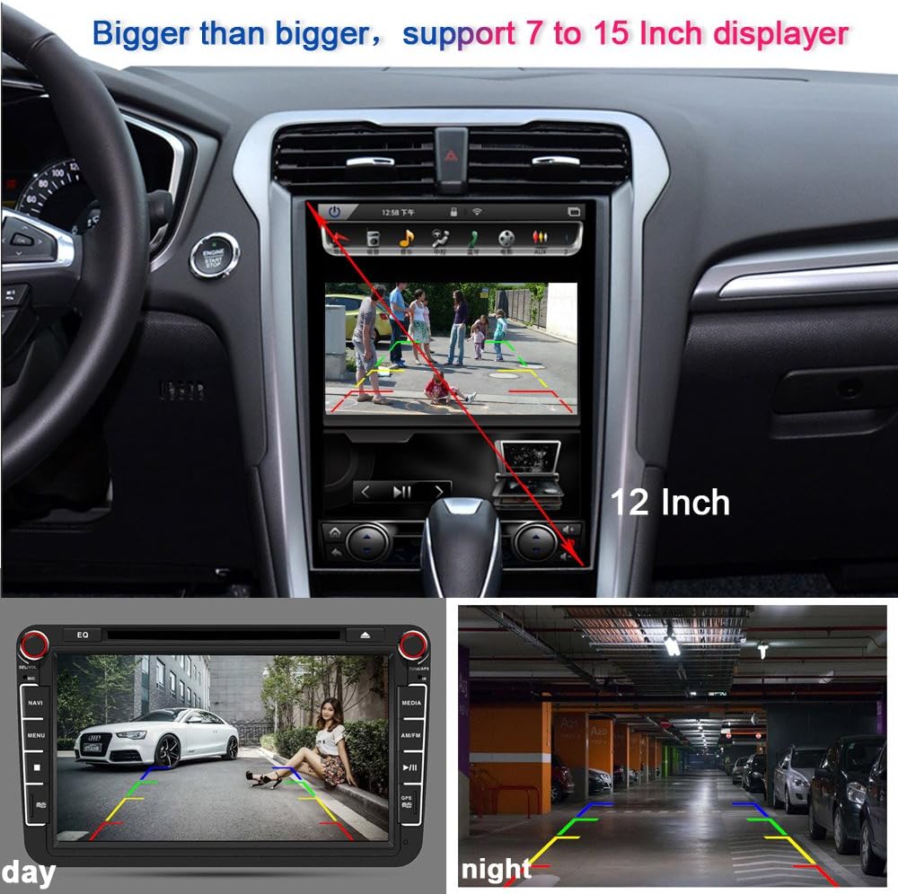 Navinio HD Auto Rückfahrkamera Einparkkamera Kamera Einparkhilfe Farbkamera Rückfahrsystem Wasserdic